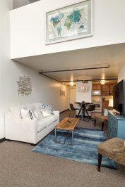 Image Of A Loft Apartment Showing The Living Room