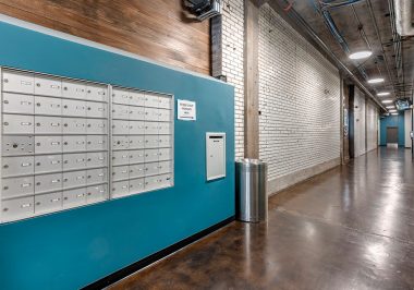 Mailbox Area at City Lofts on Laclede