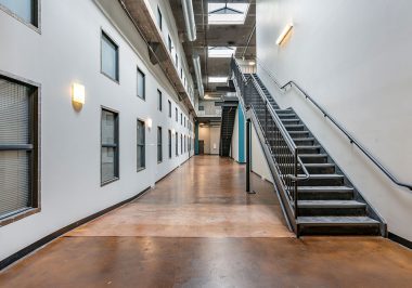 Stairs at City Lofts on Laclede