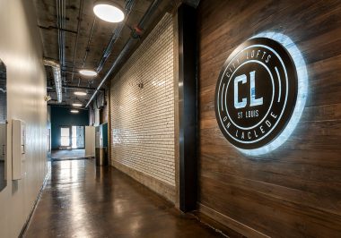Hall at City Lofts on Laclede