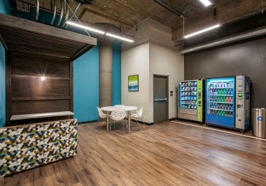 Clubroom area at City Lofts on Laclede
