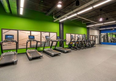 Gym area at City Lofts on Laclede