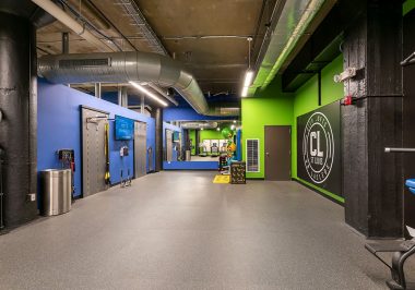 Gym area at City Lofts on Laclede