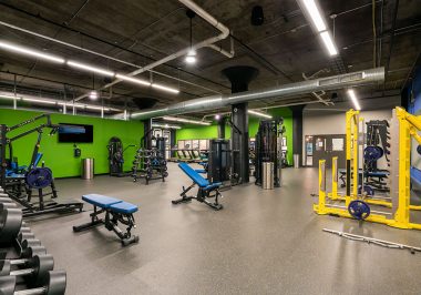 Gym Area at City Lofts on Laclede