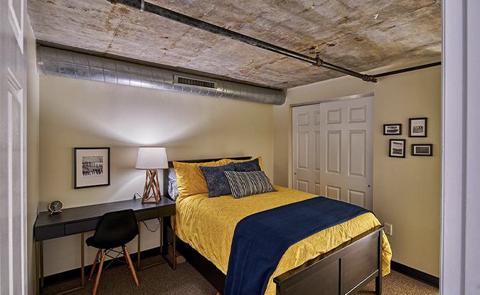 Photo Of A Bedroom At City Lofts on Laclede