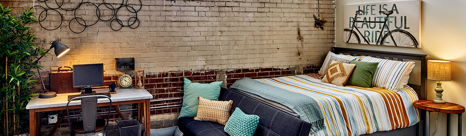 Furnished bedroom