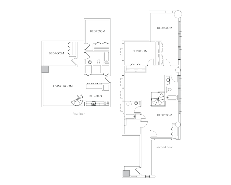 5 - 5BR/3BA Floor plan